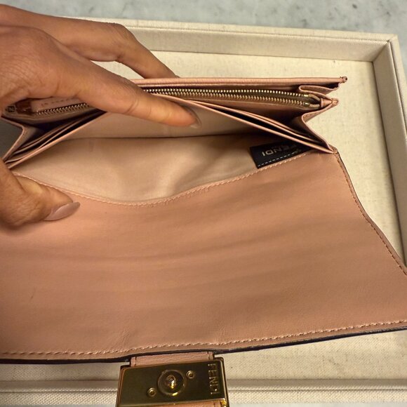 Fendi Baguette Continental FF Nappa Leather Wallet - Picture 11 of 16
